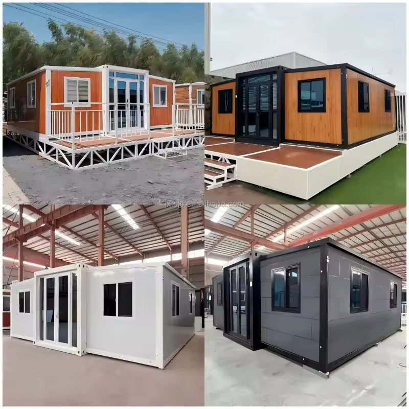 High Quality Prefabricated Expandable Container House 2 3 4 Bedroom Prefab Building Modular Home with Terrace