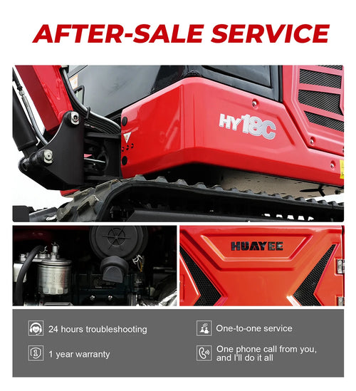 1.8 Mini Excavator with Kubota Engine Small Crawler Farm Excavators Multi-function Customized Digger for Home Use Free Shipping